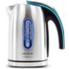 Cecotec ThermoSense 220 in acciaio, bollitore elettrico, senza BPA, 1630 W, base 360º, filtro anticalcare, doppio sistema di sicurezza, 1,2 litri