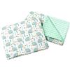 Medi Partners Coperta per bambini con cuscino 100% cotone Coperta per gattonare Minky 55x75 + 35x30cm multifunzionale per passeggino culla