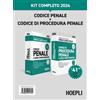 Hoepli Codice penale+Codice di procedura penale. Kit completo 2024. Con espansione online