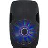 GEMINI AS 10 P BLU LIGHT cassa attiva 10" con BT, player USB/SD mp3 e beat-led