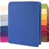 CelinaTex Lucina Baby Kids Lenzuolo Elasticizzato Lettino Letto per Bambini Cotone 60x120-70x140 cm Blu Royal