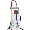 Relaxdays Nebulizzatore a Pressione, Spruzzatore, Ugello Regolabile in Ottone, Piante, Cintura, 5 Litri, Bianco Rosso