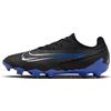 NIKE Phantom GX PRO FG, Sneaker Uomo, Black/Chrome-Hyper Royal, 44.5 EU