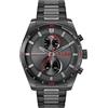 HUGO Orologio analogico multifunzione al quarzo da uomo Collezione #FAST con cinturino in pelle e in acciaio inossidabile