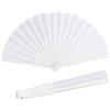 Globly Set 60 VENTAGLI VENTAGLIO Bianco per Matrimonio Wedding Gadget Sposa Chiesa