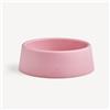 Beco Ciotola per cani, ciotola stabile per cibo e acqua, plastica riciclata, base in gomma antiscivolo, rosa caramella, grande