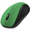 Hama Mouse senza fili (3 tasti, 2,4 GHz, 1200 dpi, mouse ottico wireless, mouse per computer portatile/PC/notebook, silenzioso, batteria per destrorsi, per mancini, ricevitore USB, colore: verde