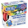 eurocel Nastro adesivo telato Eurocel formato 19x2,7 mt- colore rosso 16214194