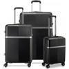 Roncato Airglam Set Valigie (grande, Medio, Cabina) - Nero