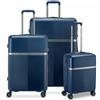 Roncato Airglam Set Valigie (grande, Medio, Cabina) - Blu Notte