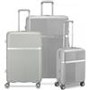 Roncato Airglam Set Valigie (grande, Medio, Cabina) - Grigio Perla