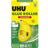Uhu 50465 - Dispenser di nastro adesivo Dry&Clean permanente, 9,5 m x 6,5 mm