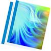 Fellowes 53171 Termocopertine Prestige, 1.5 mm, in PVC Trasparente, Confezione da 100 Pezzi, Blu