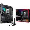 ASUS ROG Strix X870-F Gaming WiFi Scheda madre AMD, 16+2+2 stadi di alimentazione, slot DDR5, quattro slot M.2, PCIe 5.0, GPU di nuova generazione, WiFi 7, USB 10G con PD 3.0 fino a 30W e Aura Sync