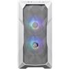 COOLER MASTER Case MasterBox TD300 Mesh White, 2USB3.2,2xCombo 2.5/3.5,2x2.5,2x120mm SickleFlow PWM ARGB Front Fans,ARGB/PWM Hub,NO PSU - TD300-WGNN-S00