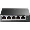 TP-LINK TL-SG105PE SWITCH 5P LAN Gigabit con 4P PoE+ -Garanzia a vita - TL-SG105PE