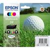 EPSON Multipack 4 cartucce EPSON Pallina Golf 34 Nero, Giallo, Ciano, Magenta