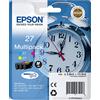 EPSON Multipack 3 cartucce EPSON Sveglia 27 Giallo, Ciano, Magenta