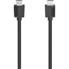 HAMA Cavo HDMI M/HDMI M, Hdmi High Speed with Ethernet, 1,5 metri, Ultra HD4K, nero