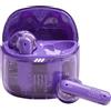 JBL TUNE FLEX GHOST AURICOLARI WIRELESS, Viola Trasparente