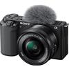 SONY FOTOCAMERA MIRRORLESS SONY ZVE10 + 16-50 Vlog camera