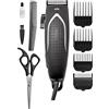 OK Tagliacapelli OK OHT 31221, con lame in acciaio inossidabile, 4 pettini per tagli da 3mm a 12mm, forbice, pettine e olio