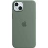 APPLE Custodia MagSafe in silicone per iPhone 15 Plus - Cipresso