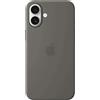 APPLE Custodia MagSafe in silicone per iPhone 16 Plus - Grigio pietra