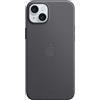 APPLE Custodia MagSafe in tessuto FineWoven per iPhone 15 Plus - Nero