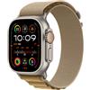 APPLE Watch Ultra 2 GPS + Cellular 49mm cassa in titanio naturale con cinturino Alpine Loop Sahara - Medium