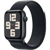 APPLE Watch SE GPS, Cassa 44 mm in alluminio mezzanotte con Sport Loop 2023