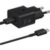 SAMSUNG CARICABATTERIA SAMSUNG 25W con cavo USB-C/USB-C