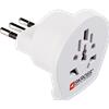 POLYPOOL Adattatore universale da viaggio " World to Italy con spina 10A 2P+T 250V e presa (standard Australia-China, UK, U.S.A. Europa(2 POLI), Svizzera)