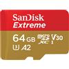 SANDISK SCHEDA DI MEMORIA SANDISK Extreme A2 64GB + ada
