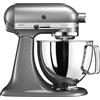 KITCHENAID 5KSM125PSECU IMPASTATRICE PLANETARIA, 300 W, capacità ciotola 4,8 l, Argento medaglia