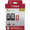 CANON Cartucce + carta fotografica CANON PG-510 e CL-511 Nero, Colori