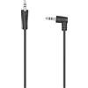 HAMA Cavo Jack 3.5 mm M 90° / M, 1,5 metri, nero