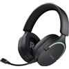 TRUST GXT491 FAYZO WRLS HEADSET CUFFIE GAMING, Black