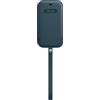 APPLE Custodia a tasca MagSafe in pelle per iPhone 12 / Pro - Blu Baltico