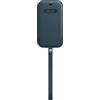 APPLE Custodia a tasca MagSafe in pelle per iPhone 12 Pro Max - Blu Baltico