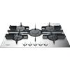 HOTPOINT PIANO COTTURA HOTPOINT FTGHL 751 D/HA(IX), 5 zone cottura, 75 cm x 51