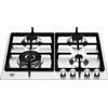 LA GERMANIA P604LLAGX PIANO COTTURA GAS, 4 zone di cottura, dimensioni: L 60,2 cm, P 52,2 piano in Acciaio inossidabile, Inox