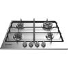 INDESIT PIANO COTTURA INDESIT THP 642 W/IX/I RU, 4 zone cottura, 58 cm x 51