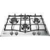 HOTPOINT PCN 642 IX/HAR PIANO COTTURA GAS, 4 zone di cotura, dimensioni: L 60 cm, P 51 piano in Acciaio inossidabile, Inox