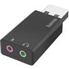 HAMA Scheda audio USB, Jack microfono/cuffia