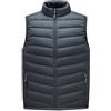 Kobilee giubbino uomo autunno,Smanicato Uomo Invernale Autunno Inverno 100 Grammi Piumino Giacca Smanicato Trapuntato Leggero Giubbotto Caldo Moda Gilet Effetto Lucido Casual Giubbino