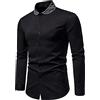 Kobilee Camicia Rosa Uomo Elasticizzata Smoking Camicia Bianca Fantasia on Stiro Abito Tinta Unita Manica Lunga Camicia Seta da Cerimonia Regular Camicia Elegante Taglie Forti
