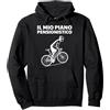 Ciclismo Uomo Ciclista Pensione Pensionato Ciclista Ciclismo Pensione Bicicletta Divertente Felpa con Cappuccio