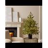 EDG Enzo De Gasperi Albero di Natale Pino Argentato H 120 cm D 99 Cm con 480 Led