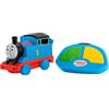 THOMAS & FRIENDS Fisher-Price My First Thomas & Friends R/C Thomas, battery-powered remote-controlled train engine with character phrases for toddlers, GPV86